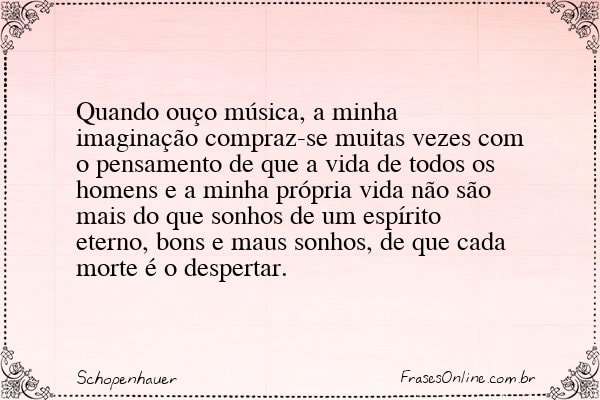 Frase de Schopenhauer