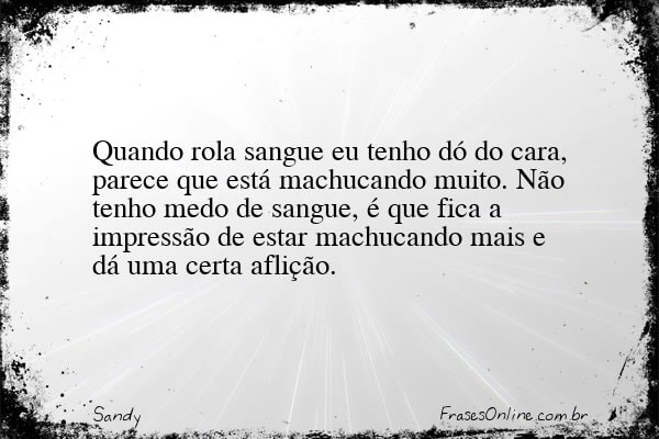 Frase de Sandy