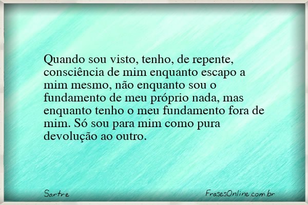 Frase de Sartre