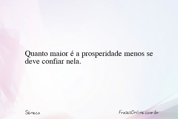 Frase de Sêneca