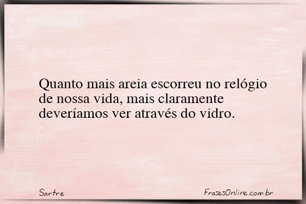 Frase de Sartre