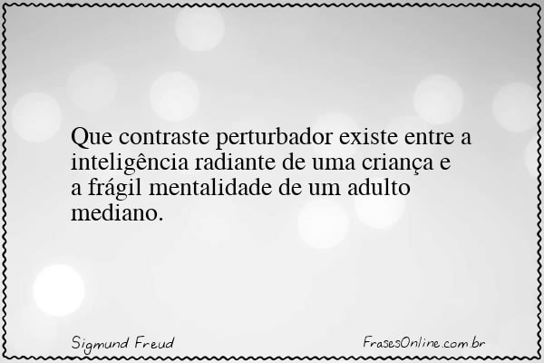 Frase de Sigmund Freud