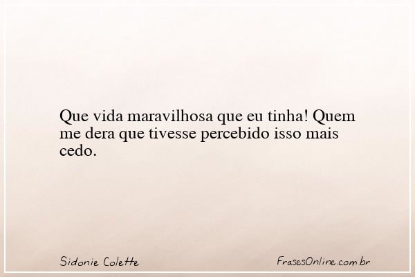 Frase de Sidonie Colette