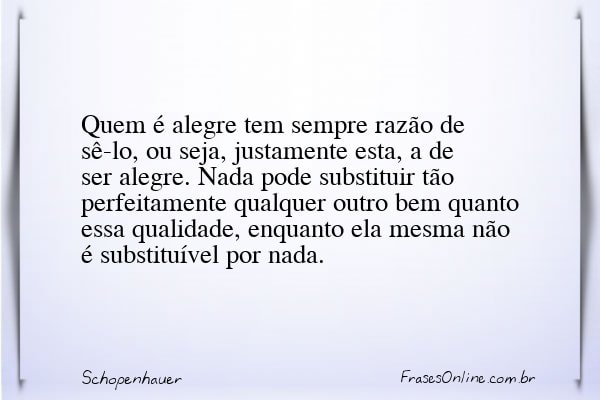 Frase de Schopenhauer