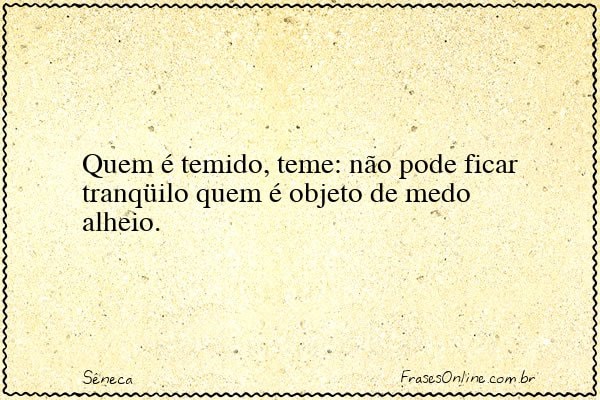 Frase de Sêneca