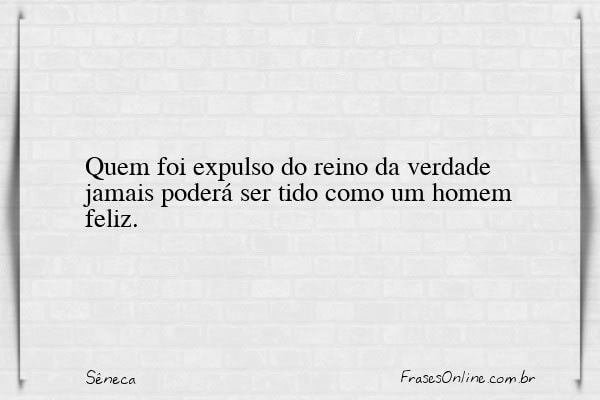 Frase de Sêneca