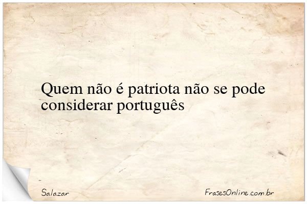 Frase de Salazar