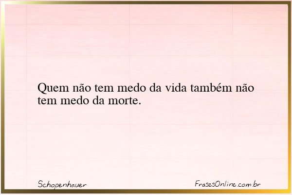 Frase de Schopenhauer