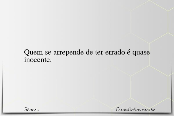 Frase de Sêneca