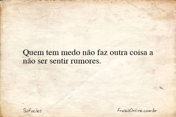 Frase de Sófocles
