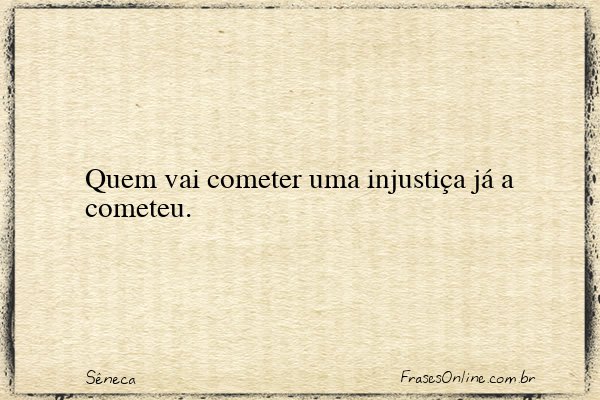 Frase de Sêneca