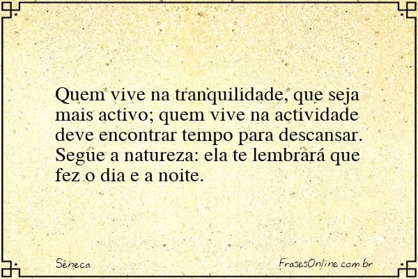 Frase de Sêneca