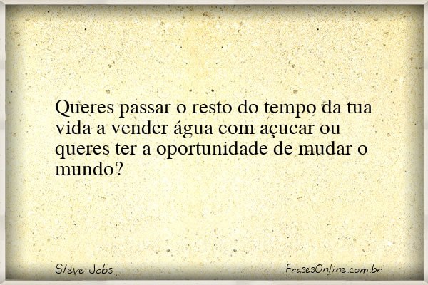 Frase de Steve Jobs
