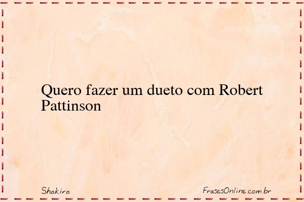 Frase de Shakira