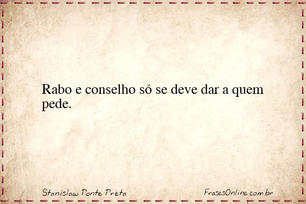 Frase de Stanislaw Ponte Preta