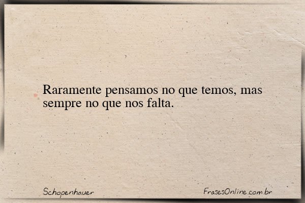 Frase de Schopenhauer