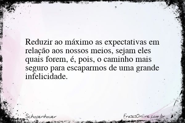 Frase de Schopenhauer