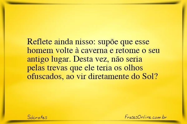 Frase de Sócrates