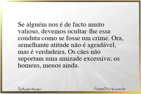 Frase de Schopenhauer