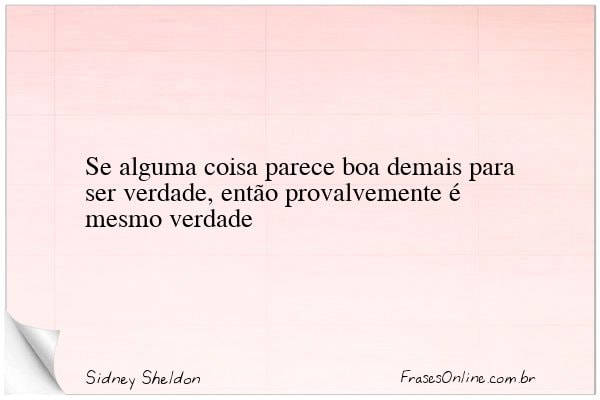 Frase de Sidney Sheldon