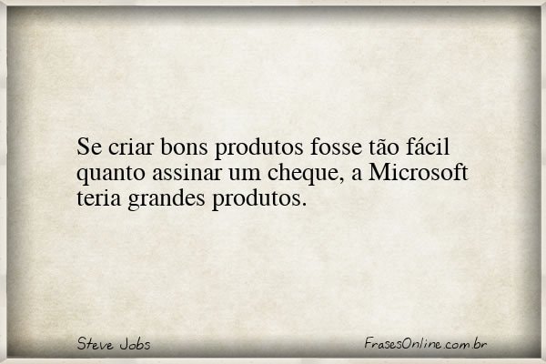 Frase de Steve Jobs