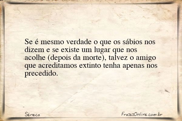 Frase de Sêneca