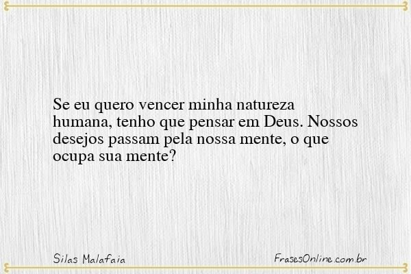 Frase de Silas Malafaia