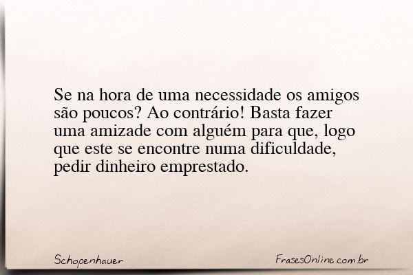 Frase de Schopenhauer