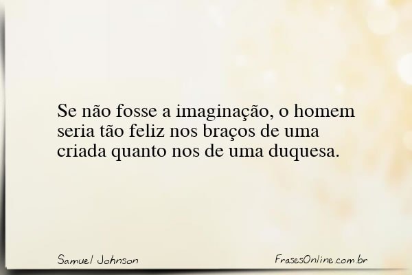 Frase de Samuel Johnson