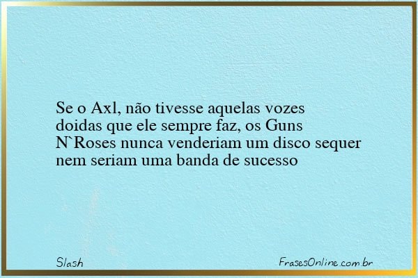 Frase de Slash