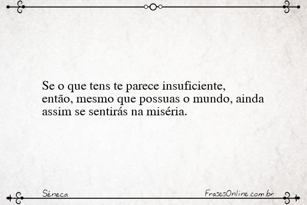 Frase de Sêneca