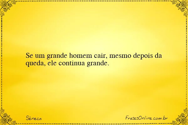 Frase de Sêneca