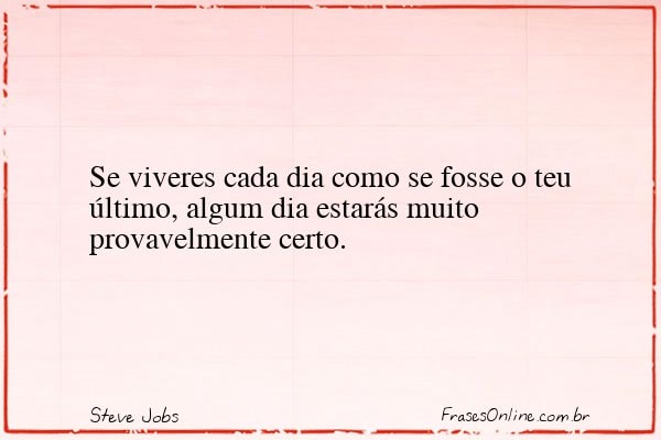 Frase de Steve Jobs