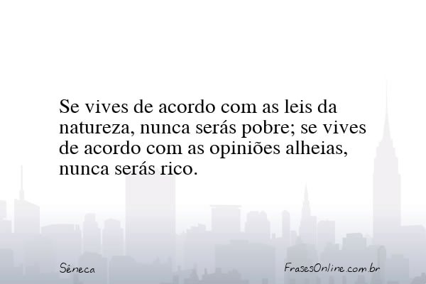 Frase de Sêneca