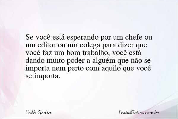 Frase de Seth Godin