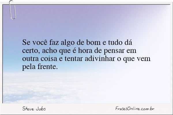 Frase de Steve Jobs