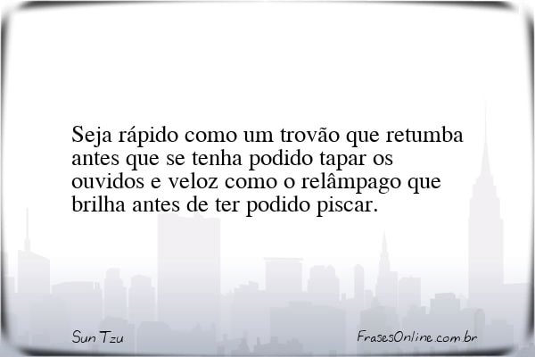 Frase de Sun Tzu