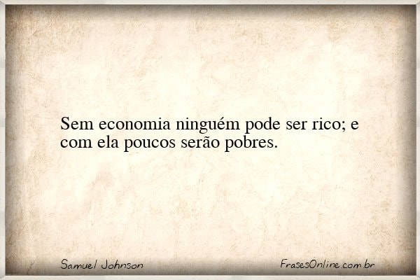 Frase de Samuel Johnson