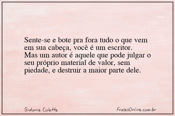 Frase de Sidonie Colette