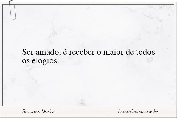 Frase de Suzanne Necker