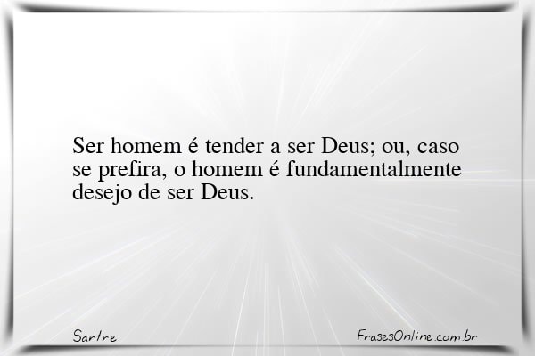 Frase de Sartre