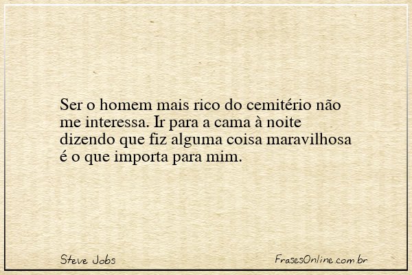 Frase de Steve Jobs