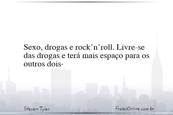 Frase de Steven Tyler