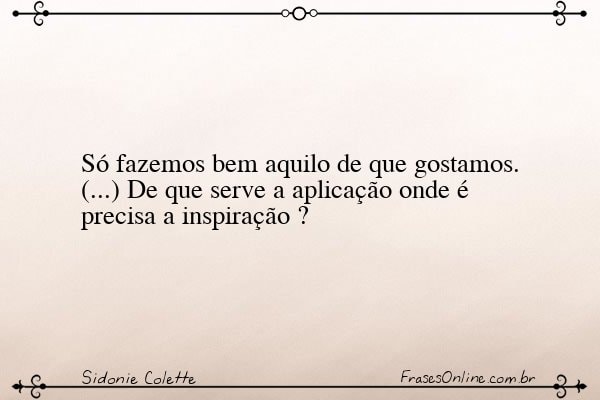 Frase de Sidonie Colette