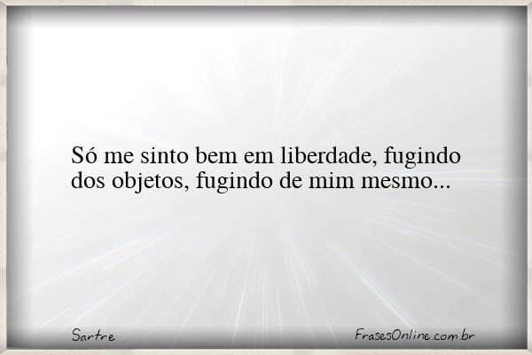 Frase de Sartre