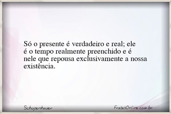 Frase de Schopenhauer