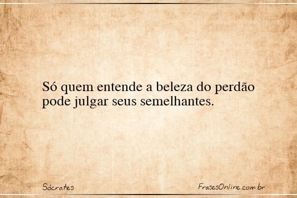 Frase de Sócrates