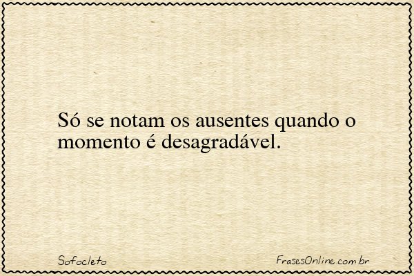 Frase de Sofocleto