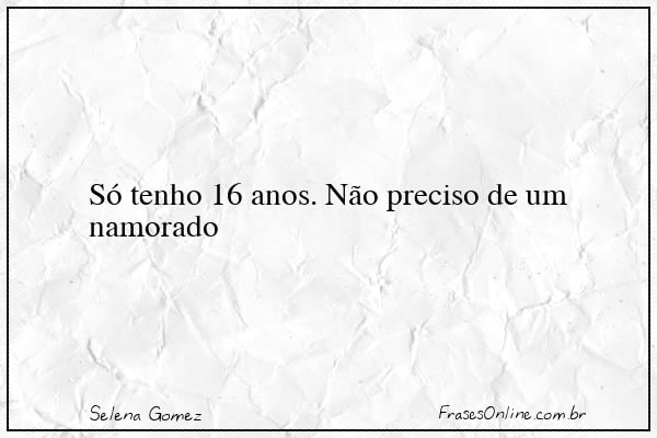Frase de Selena Gomez