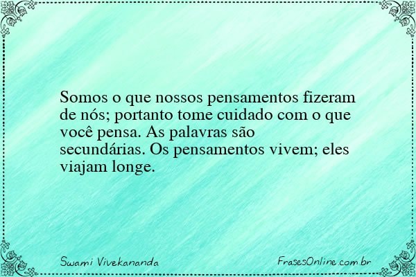 Frase de Swami Vivekananda